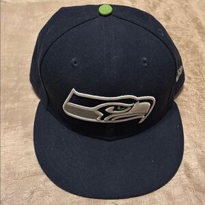 New Era Seattle Seahawks Fitted Hat Size 7 3/4